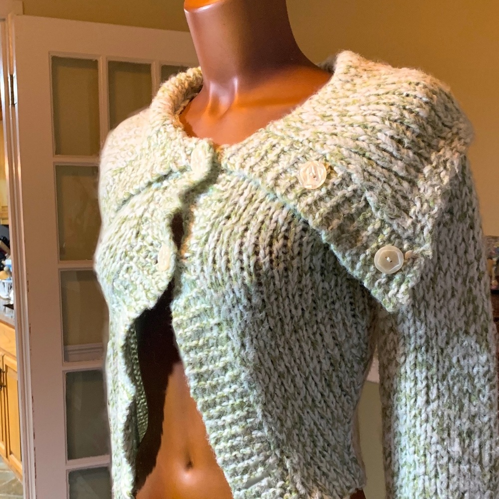 FREE PEOPLE SWEATER - LACE LINING ๐ FANCY - Picture 2 of 8
